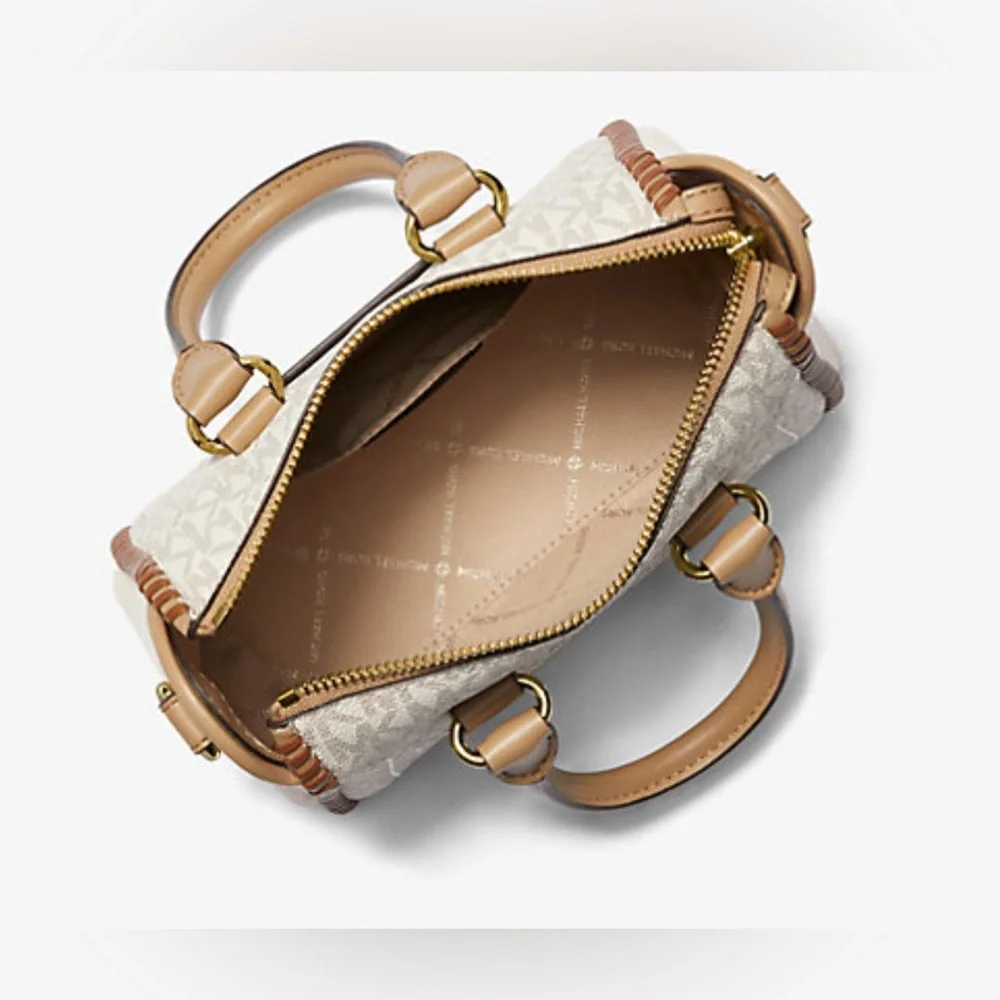 Carine Extra-Small Signature Logo Satchel - Picture 3 of 4